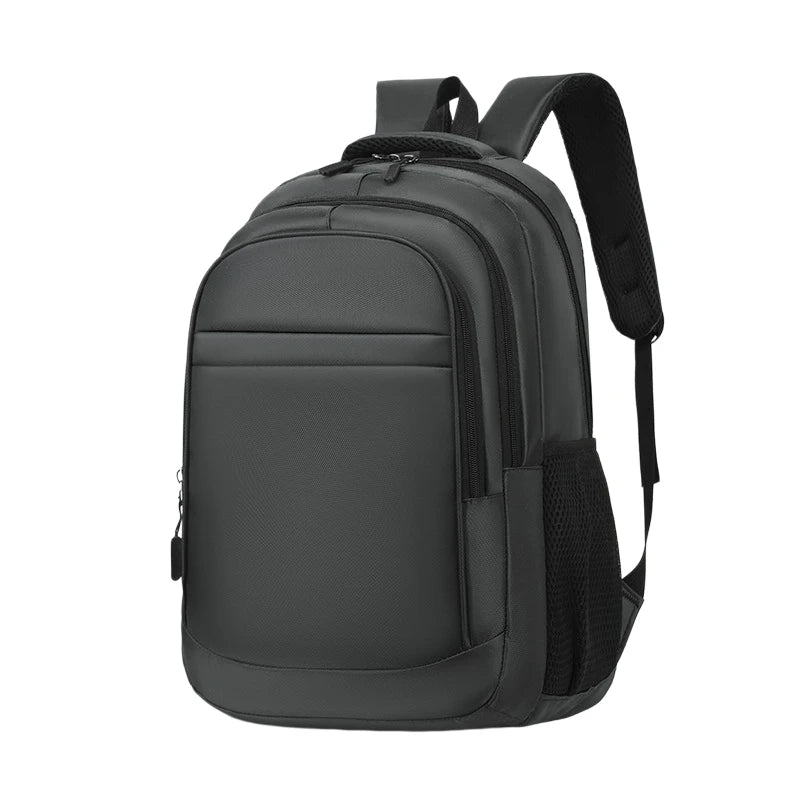 Hot Sale Black PU Leather Backpack Men Women Fashion Business Computer Bag Large Capacity Travel Rucksack Daily Commute Backpack