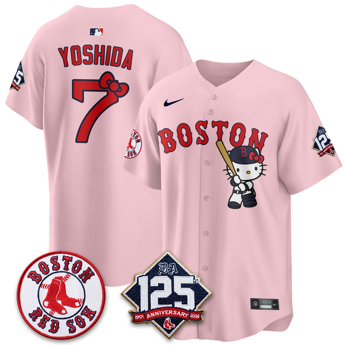 BOS x Meow KT Vapor Limited City Connect Jersey - Stitched