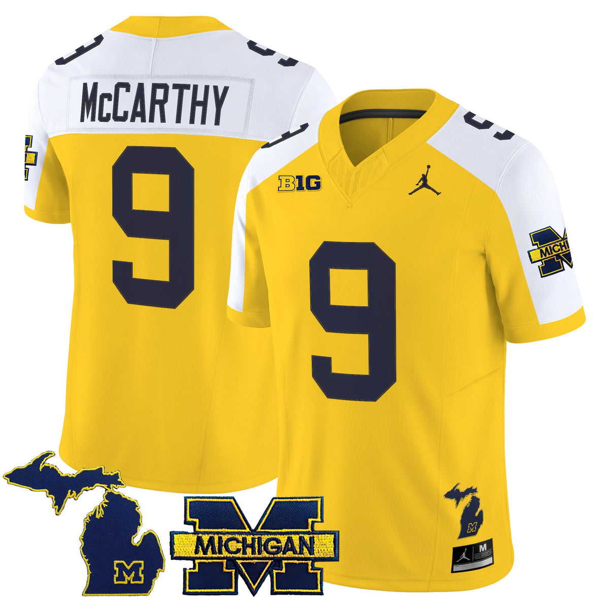 Men's Michigan Wolverines 2025 Vapor Limited Jersey V2 - All Stitched