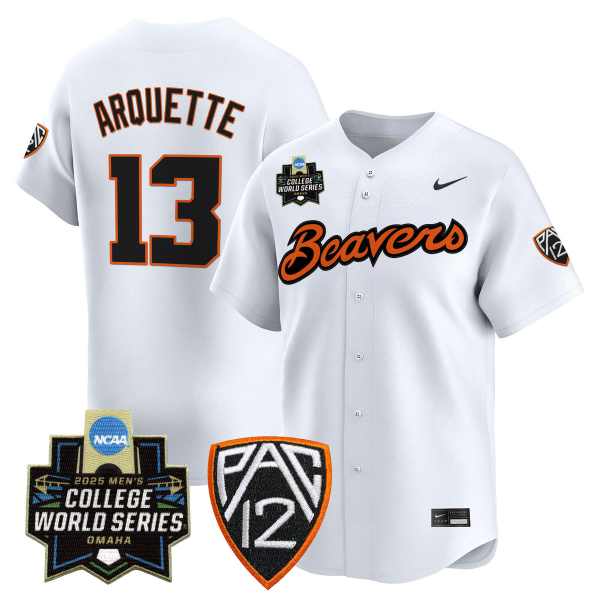 Women's Oregon State Beavers 2025 World Series Vapor Premier Limited Jersey - All Stitched