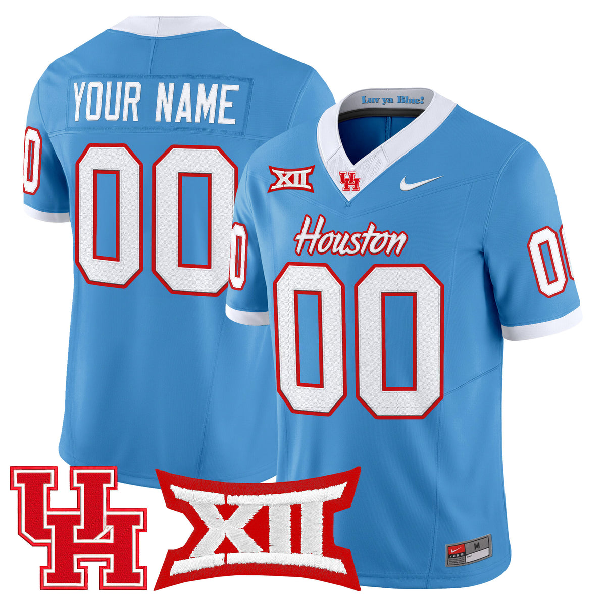 Houston Cougars 2025 Vapor Limited Custom Jersey - All Stitched