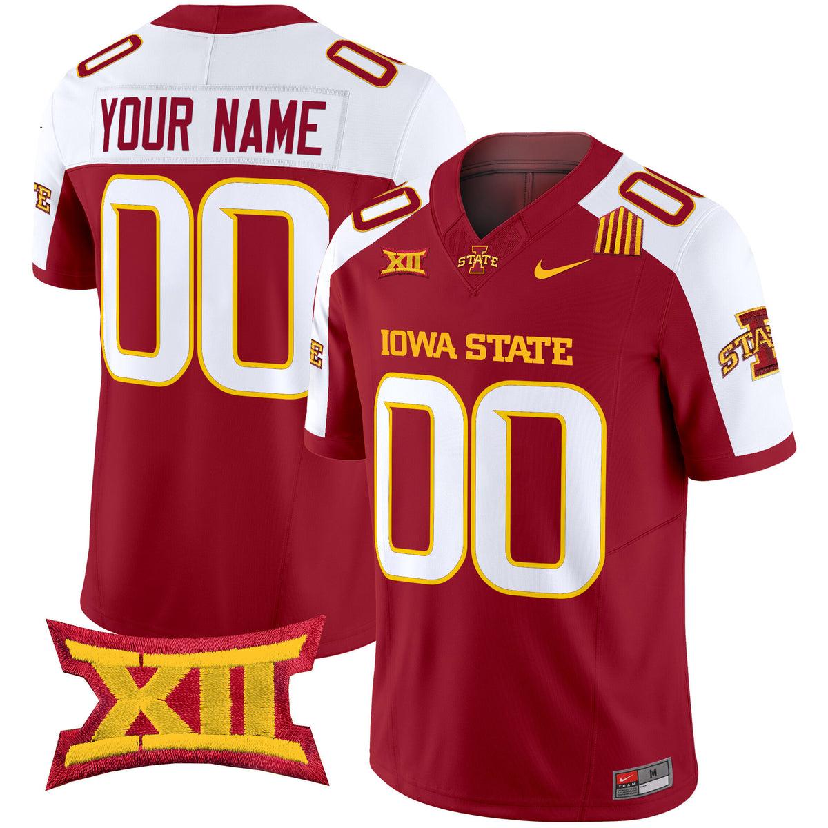 Iowa State Cyclones 2024 Vapor Limited Custom Jersey - All Stitched