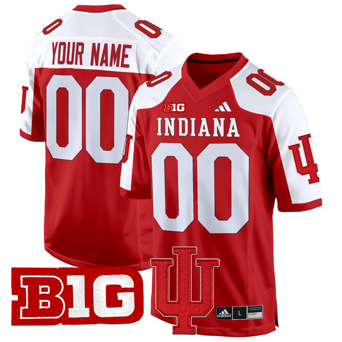 Indiana Hoosiers 2024 Game Custom Jersey V2 - All Stitched