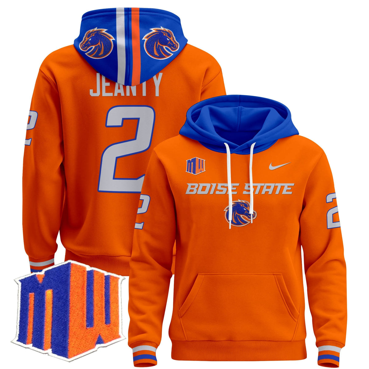 Boise State Broncos 2024 Pullover Hoodie V2
