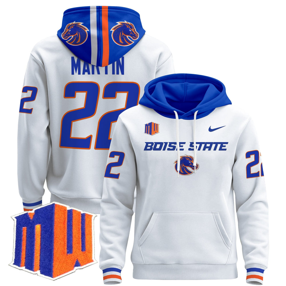 Boise State Broncos 2024 Pullover Hoodie V2