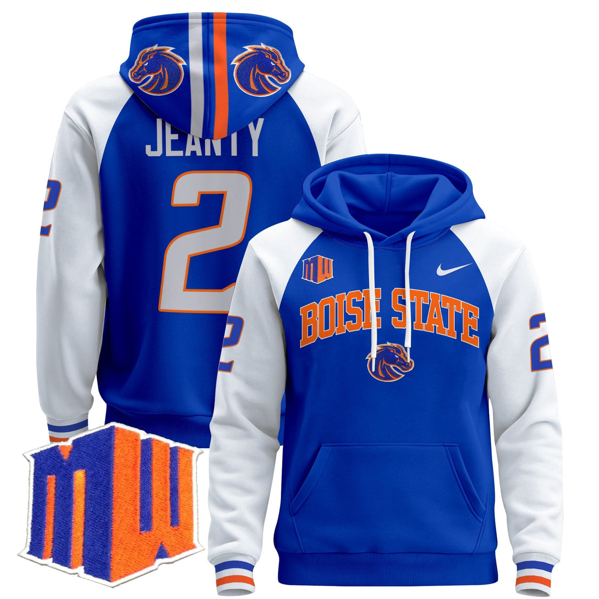 Boise State Broncos 2024 Pullover Hoodie V3